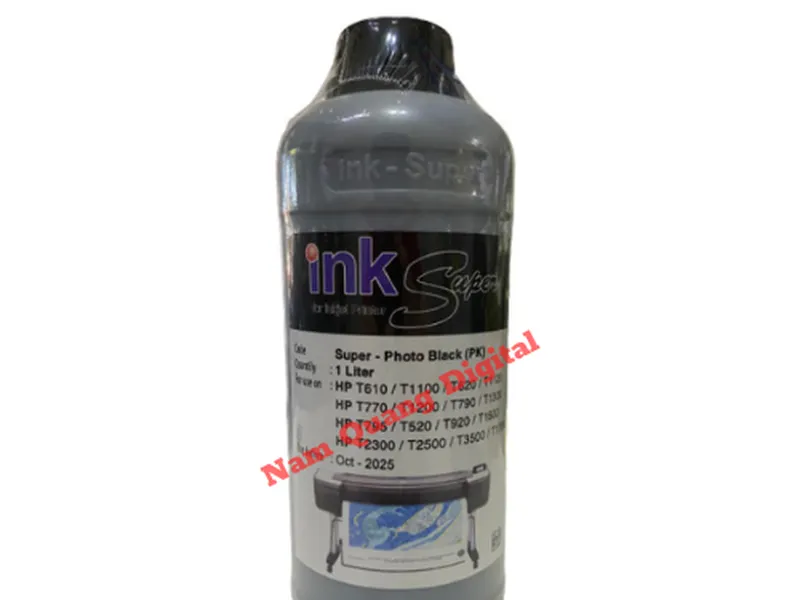 Mưc Ink Super HP khổ A0 DesignJet  Màu Đen( Black)