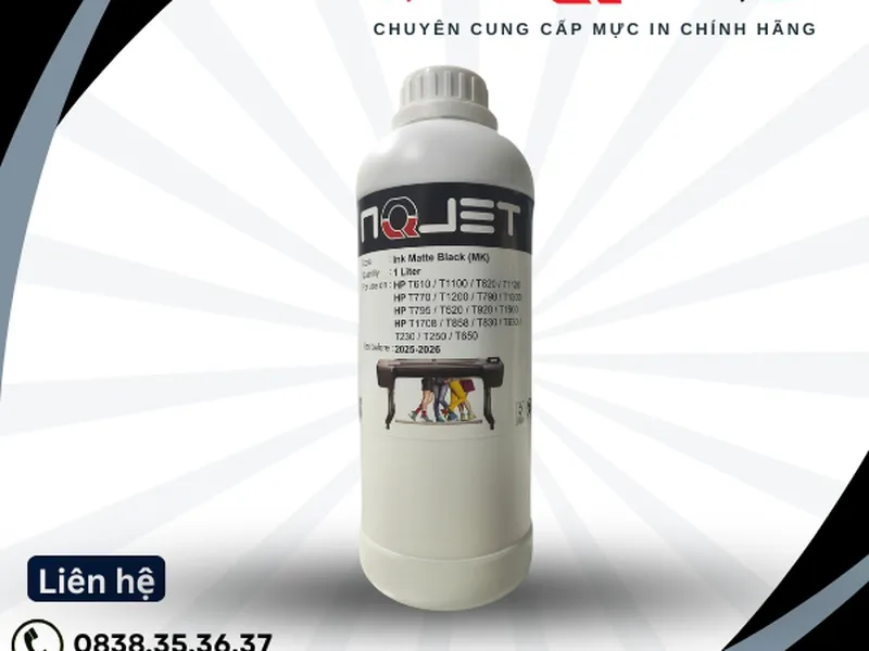Mực khổ A0 NQJET DesignJet màu MK