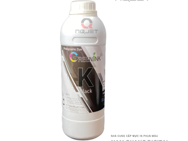 Mực in greenink -Projet Vina1000ml - 1 lít (BK) màu ĐEN