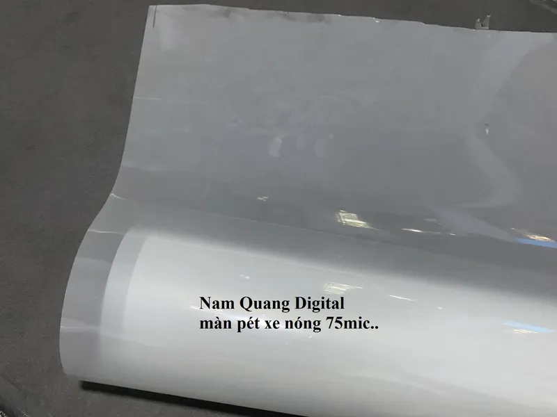Màn Pét xé nóng cho máy in chuyển nhiệt khổ 60x100m