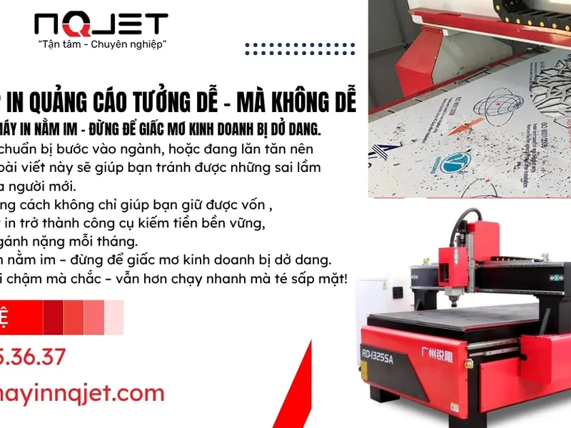 Vì Sao Nhiều Tiệm In Quảng Cáo Phải Đóng Cửa Chỉ Sau 6 Tháng?