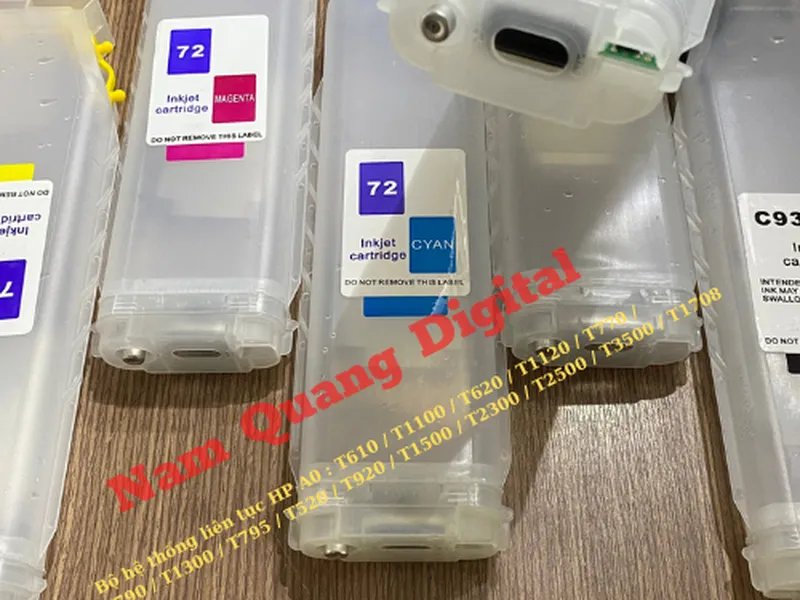 Bộ tiếp mực ngoài HP DesignJet T1100