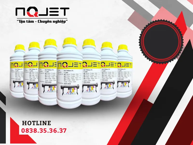 Mực in NQJET A0 cho HP T1708 - Chuẩn Màu - Bền Màu -  Giá Hợp Lý