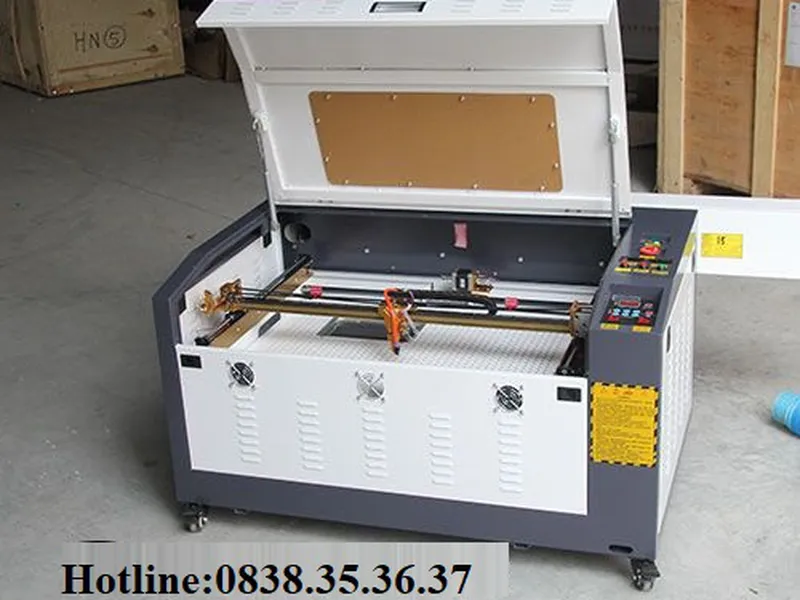 Máy khắc laser 6040 cũ 50w/60w chất lượng con tốt