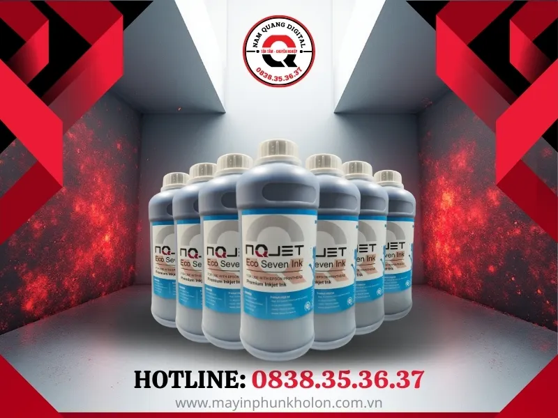 Mực in biển quảng cáo 1 lít màu xanh