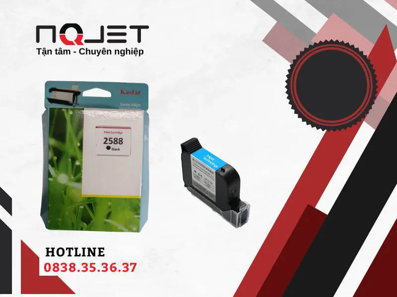 Hộp mực in date cầm tay HP 2588 Kastar chính hãng