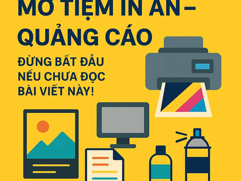 Mở Tiệm In Ấn - Quảng Cáo Đừng Bắt Đầu Nếu Chưa Đọc Bài Viết Này