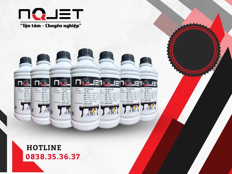 Mực in NQJET A0 cho HP T1708 - Chuẩn Màu - Bền Màu -  Giá Hợp Lý