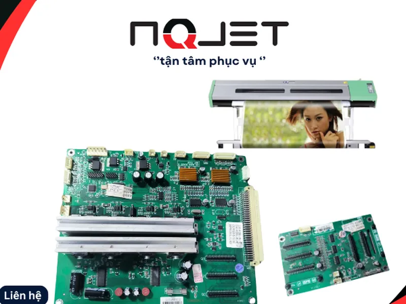 Bộ main máy in Alpha đầu in dx5 khổ lớn 1m6