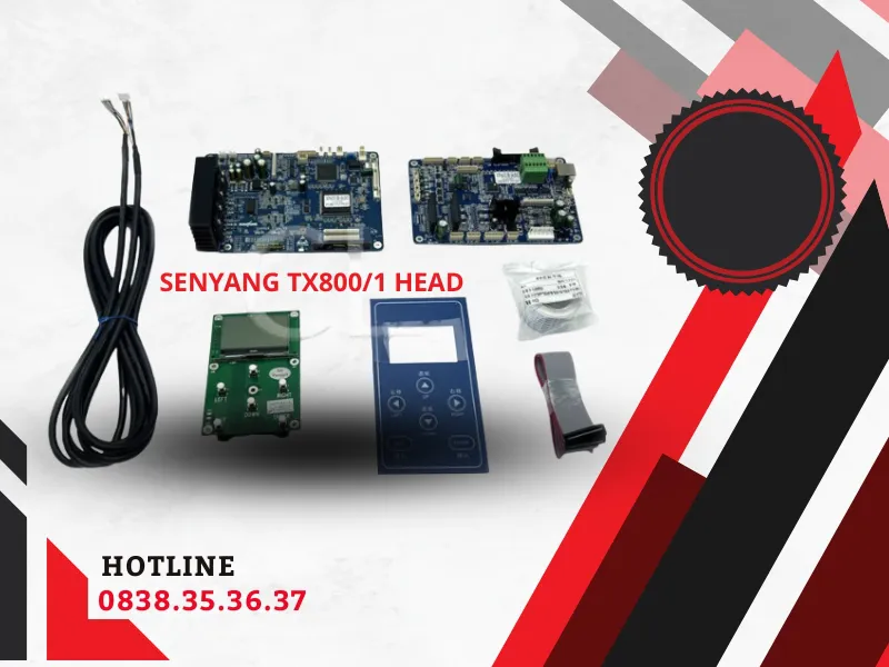 Bộ main Senyang TX800 1 đầu in – Giải pháp tiết kiệm cho máy in bạt TX800