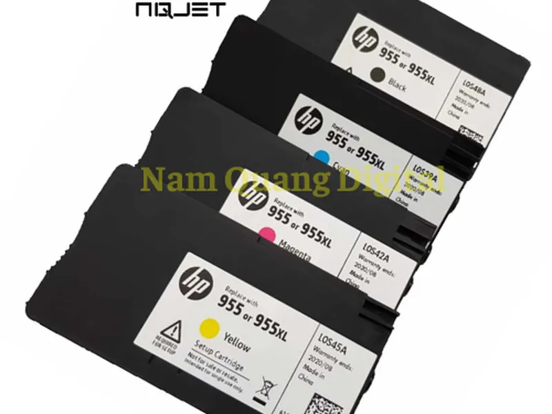 Bộ Mực in màu Hp 955 hàng bóc máy bộ 4 màu Hp 7720/ 7740/ 8210/ 8216/ 8710/ 8720/ 8730.
