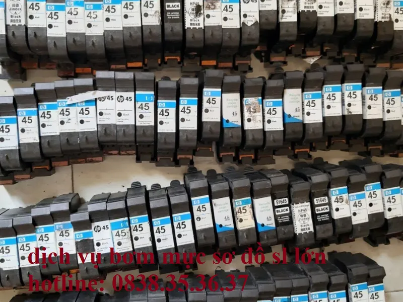 Bơm mực in sơ đồ hp45a giá rẻ tại tphcm