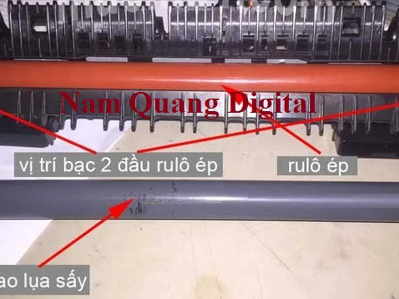 Sửa máy in hp 404dn/404dw(CF76A) in bị sống mực nguyên nhân do đâu