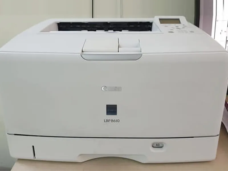 MÁY IN A3 CANON LBP 8610 CŨ IN QUA MẠNG LAN