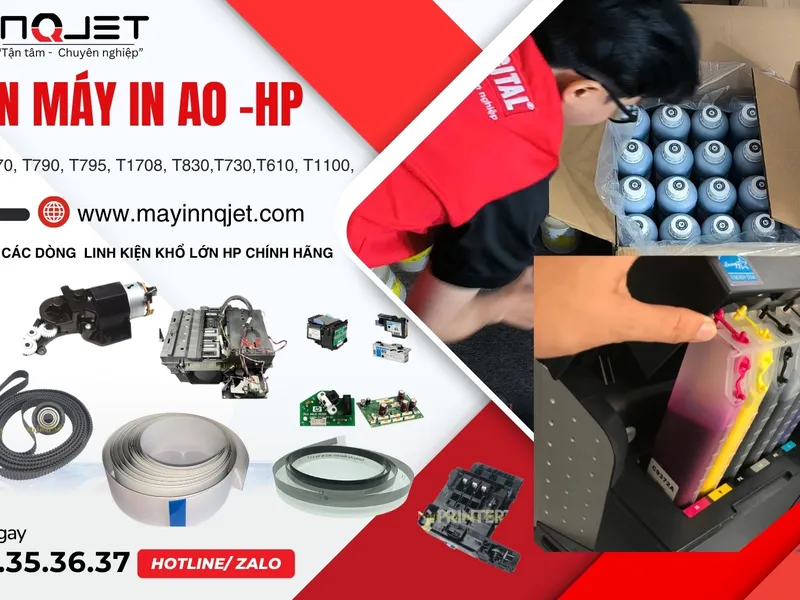 Linh kiện máy in A0 HP DesignJet chính hãng uy tín tại TP.HCM ?