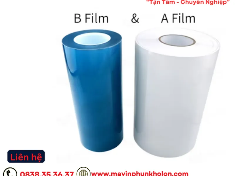Màng Film A-B sử dụng máy in UV DTF khổ 60cm