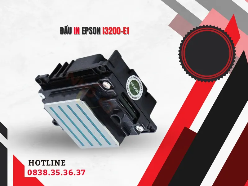 Đầu phun Epson I3200-E1 chính hãng - Chuẩn cho mực dầu Eco Solvent
