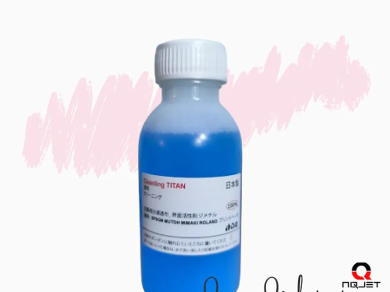 Dung dịch nước xanh thần thánh chuyên xử lí máy in thùng carton