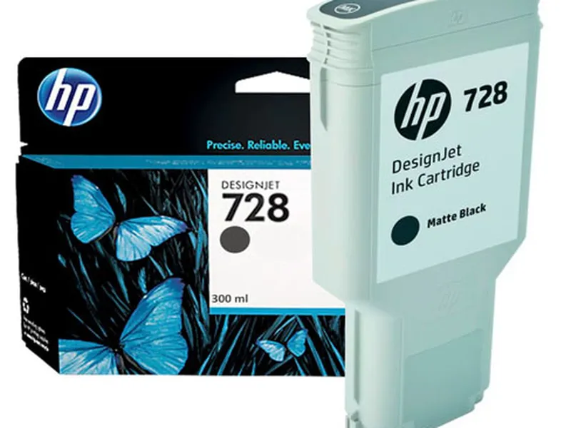 Hộp mực in phun 728 màu Đen( 300ml) cho máy in HP Designjet T830/T730