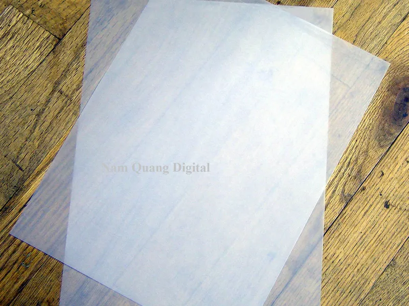 Fiml(Phim) nhựa in lưới PET Film A3 kích thước 29.7x42cm