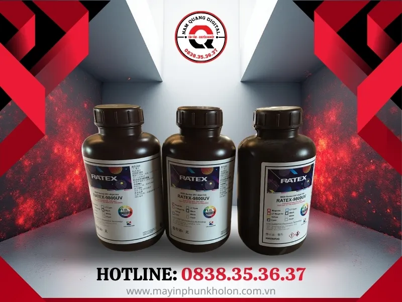 Mực trắng (W) Uv Ratex sử dụng đầu gen 5i