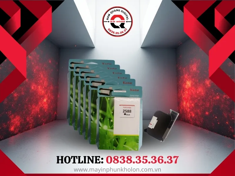 Hộp mực in date cầm tay HP 2588 Kastar chính hãng