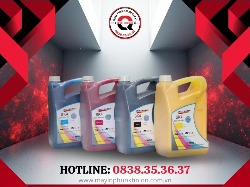 Mực in bạt SK4 khổ 3m2 giá rẻ