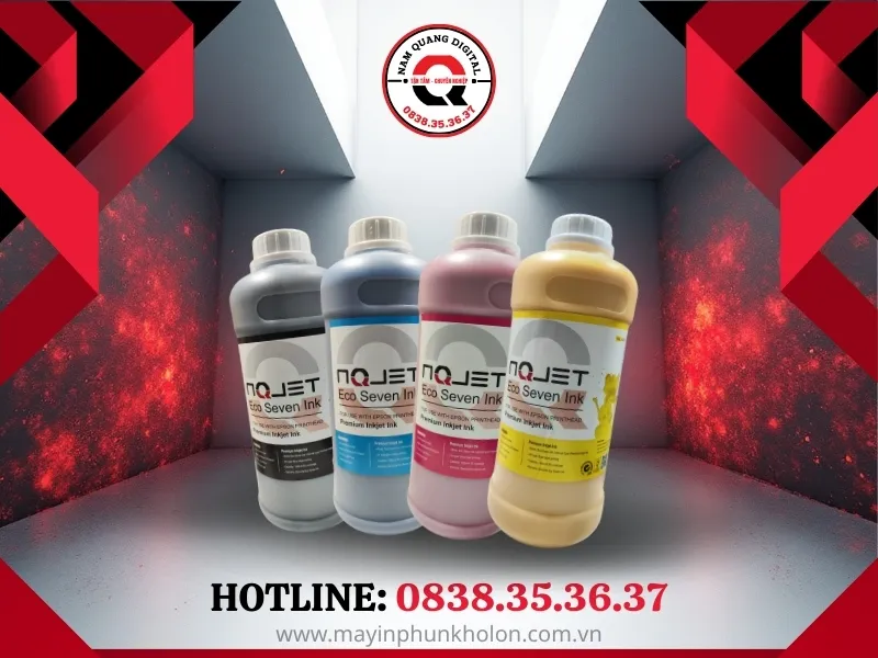 Giá mực in bạt quảng cáo 4 màu xanh-đỏ-vàng-đen