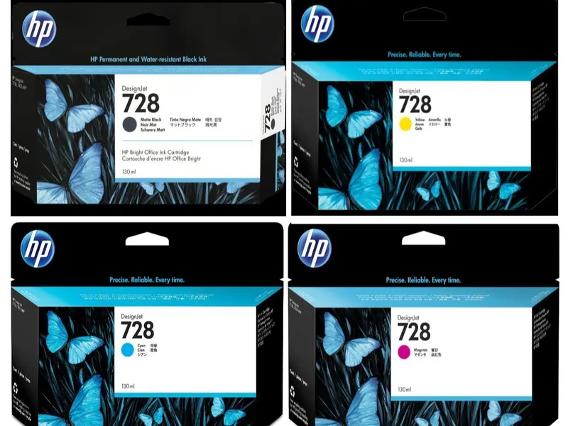 Giá bộ mực HP Designjet ink HP 728 bao nhiêu tiền