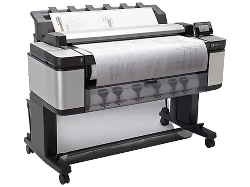 Sửa máy in a0 HP T3500/T2500 báo lỗi - in không đúng màu