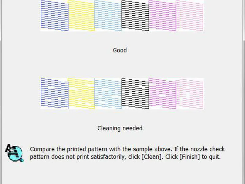 Máy in Epson L8050 bị sọc