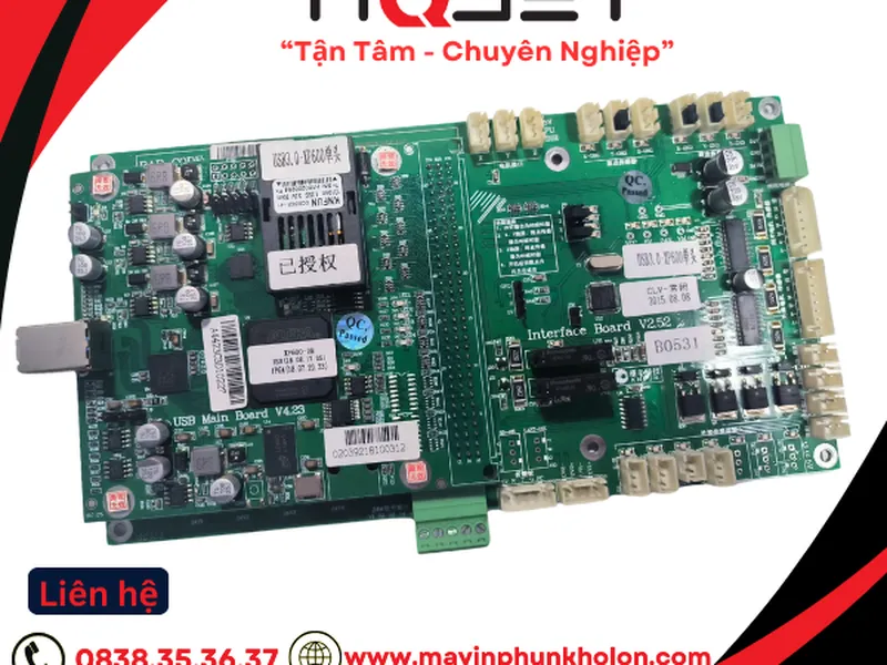 Main chính usb máy in bạt HongYing HY1850 xp600/dx10