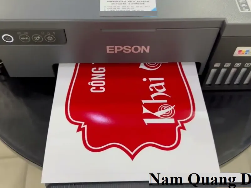 Máy in màu cho shop hoa-Máy in băng rôn vòng hoa