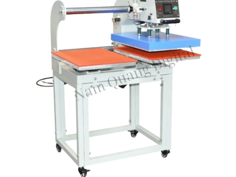 Máy ép nhiệt 40x60cm 2 mâm chuyên dùng ép cườm- ép nhãn-ép chuyển nhiệt