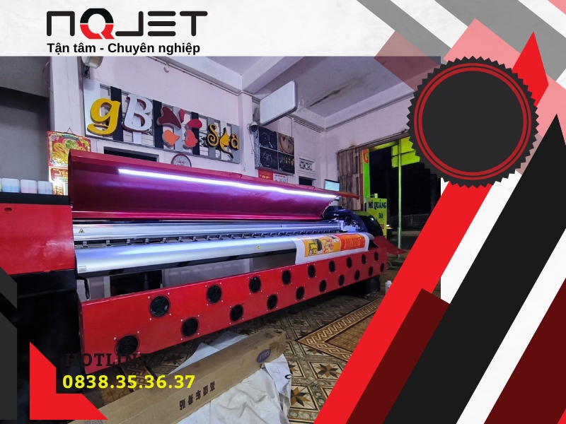 Máy In Bạt 3m2 Cũ In Được Khổ 2m5 / 1m8 /1m6