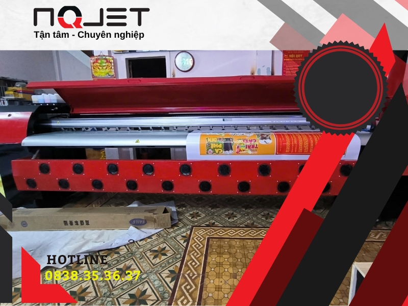 Máy In Bạt 3m2 Cũ In Được Khổ 2m5 / 1m8 /1m6