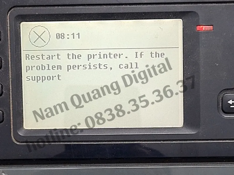 Máy in A0 t610 báo lỗi 08:11 - Nguyên nhân và cách xử lý hiệu quả