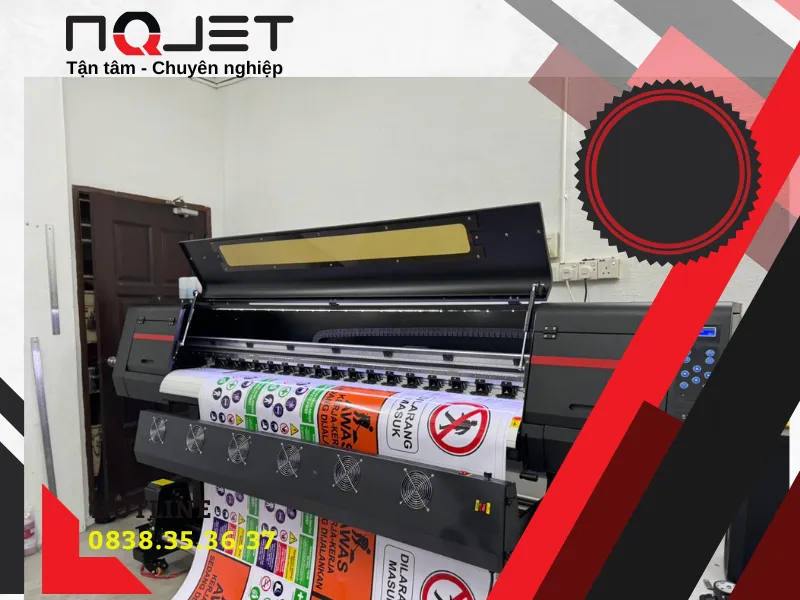 Máy In Bạt 1m8 XK-1801 - i3200 | Bảo Hành 18 Tháng