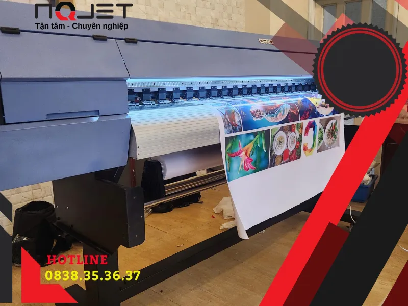 Máy in quảng cáo Oric 1m8 cũ  - đầu Epson