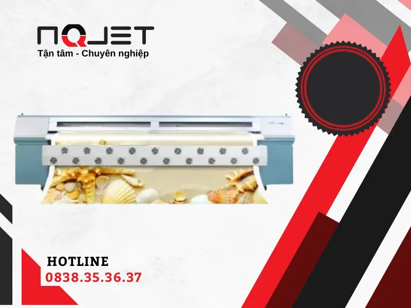 Máy in bạt 3m2 lắp 2 đầu tx800
