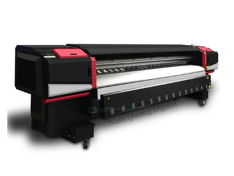 Máy in bạt crystal CJ4008  4 dau phun/8dau phun seiko 508GS