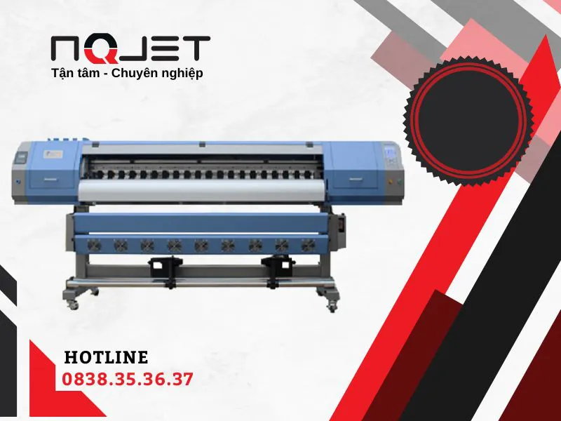 Máy in bạt hiflex cũ khổ 1m8 tại Nha Trang