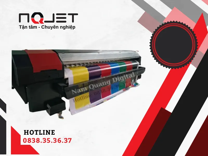 Máy in bạt hiflex 3m2 cũ đầu Seiko 35/50pl dưới 100 triệu