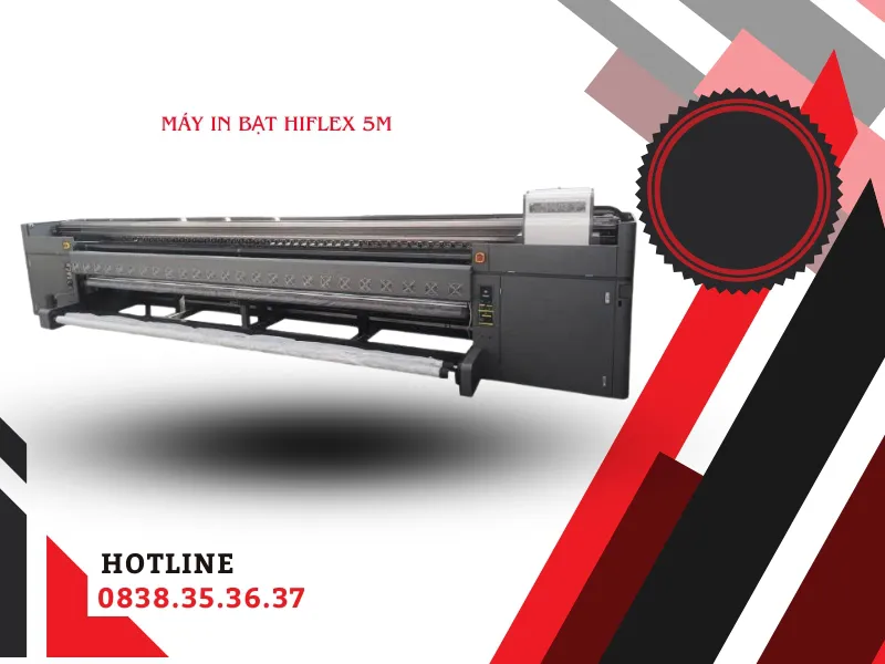 Máy In Bạt Khổ Lớn 5M NQJET 5308 - Đầu Phun Starfire 1024