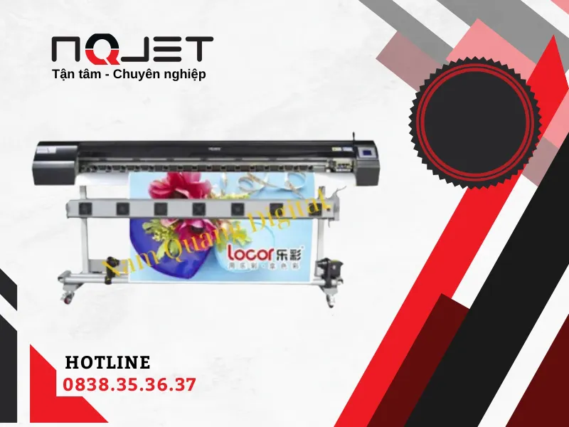Máy in bạt decal khổ 1m6 Locor cũ