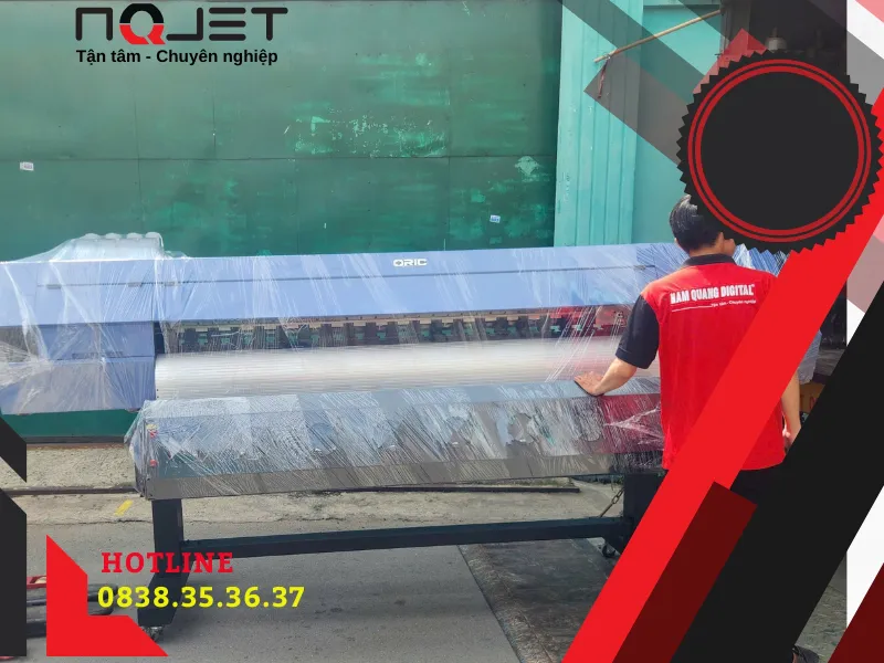 Máy in quảng cáo Oric 1m8 cũ  - đầu Epson