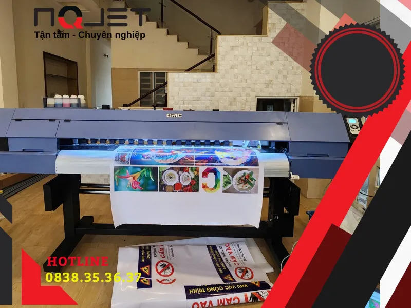 Máy in quảng cáo Oric 1m8 cũ  - đầu Epson
