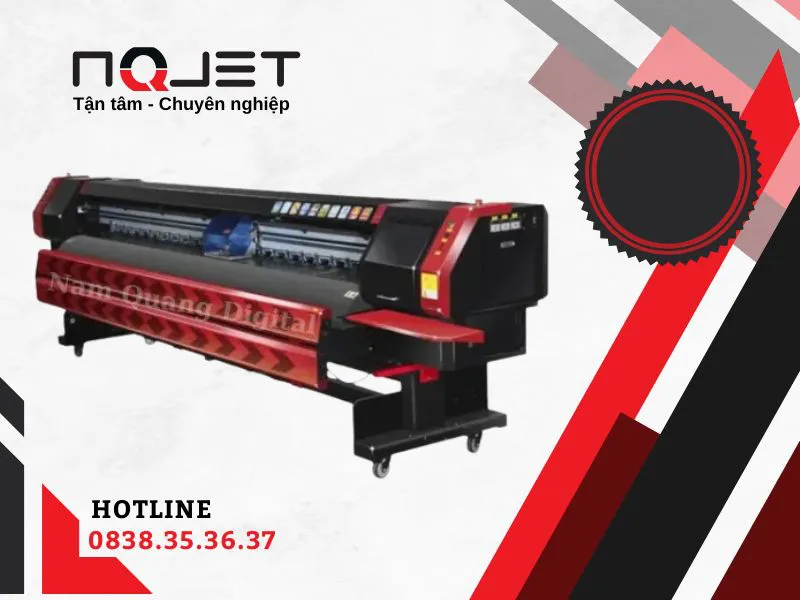 Máy in bạt hiflex TAIMES khổ 3m2 cũ lắp 4 đầu Konica 512i