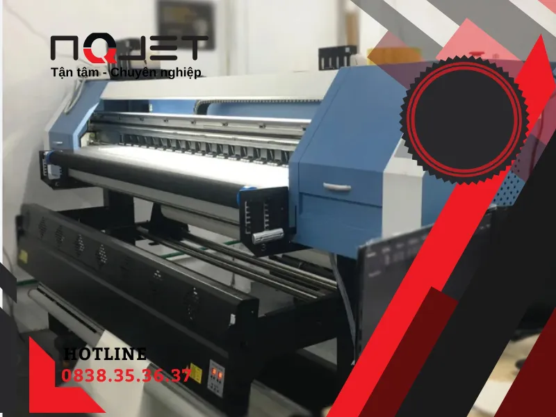 Máy in chuyển nhiêt xkeda khổ 1m8 cũ lướt lắp 3 đầu 4720