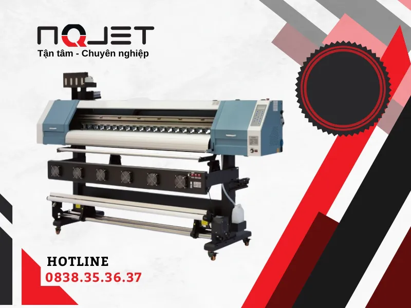 Máy in decal quảng cáo Lecai 1m7 cũ